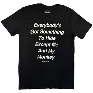 The Beatles T-Shirt: Me and My Monkey (Back Print)