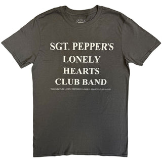 The Beatles T-Shirt: SPLHCB with Drum (Back Print)
