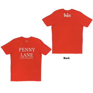 The Beatles T-Shirt: Penny Lane (Back Print)