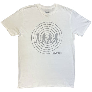 The Beatles T-Shirt: Abbey Road Songs Swirl (Foiled)