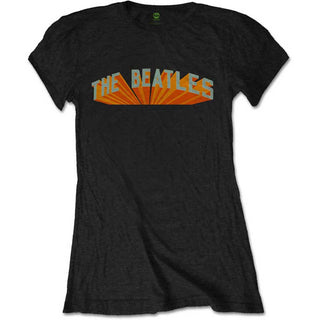 The Beatles Ladies Slim Fit T-Shirt: Live in Japan (Back Print)