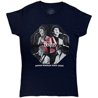 The Beatles Ladies Slim Fit T-Shirt: Budokan Octagon