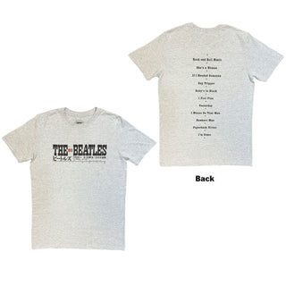 The Beatles T-Shirt: Budokan Set List (Back Print)