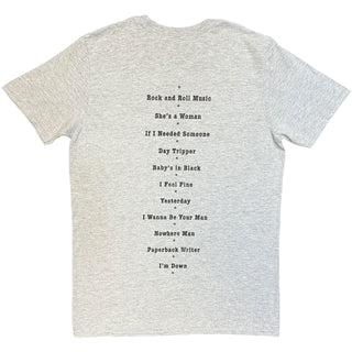 The Beatles T-Shirt: Budokan Set List (Back Print)