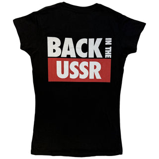 The Beatles Ladies Slim Fit T-Shirt: Back in the USSR (Back Print)