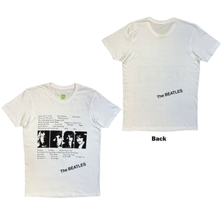 The Beatles T-Shirt: White Album Tracks (Back Print)