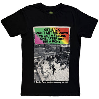 The Beatles T-Shirt: Rooftop Songs Gradient