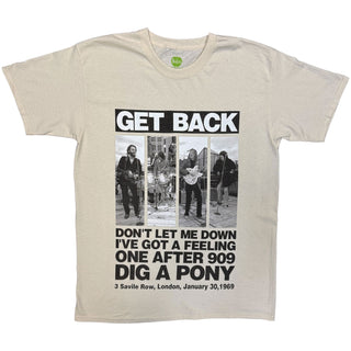 The Beatles T-Shirt: Rooftop Panels