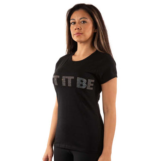 The Beatles Ladies Embellished T-Shirt: Let It Be
