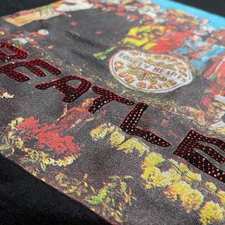 The Beatles Embellished T-Shirt: Sgt Pepper