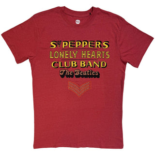 The Beatles Embellished T-Shirt: Sgt Pepper Stacked