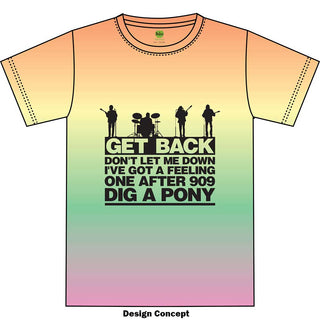 The Beatles T-Shirt: Get Back Gradient
