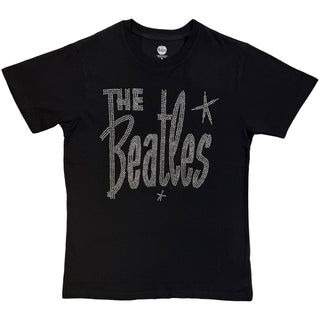 The Beatles Embellished T-Shirt: Retro Logo