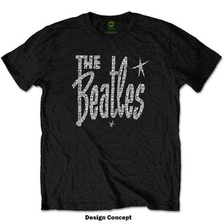 The Beatles Embellished T-Shirt: Retro Logo