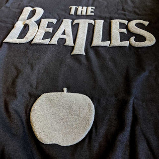 The Beatles Hi-Build T-Shirt: Drop T Logo & Apple