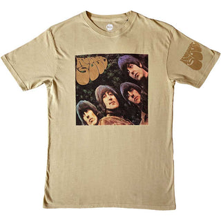 The Beatles Unisex T-Shirt: Rubber Soul US (Sleeve Print)