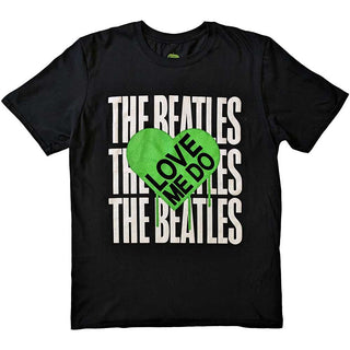 The Beatles T-Shirt: Love Me Do Graffiti Heart