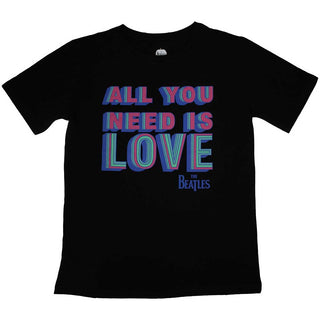 The Beatles Ladies Slim Fit T-Shirt: All You Need Is Love