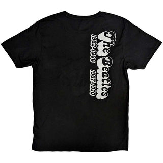 The Beatles T-Shirt: 70s Logo & Years (Back Print)