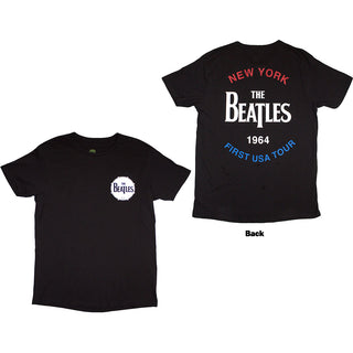 The Beatles Unisex T-Shirt: New York 1964 (Back Print)