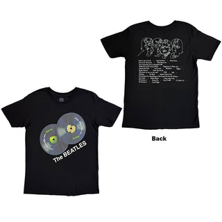 The Beatles T-Shirt: The Beatles On Apple (Black) (Back Print)