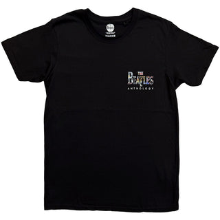 The Beatles T-Shirt: Collage Logo (Black)