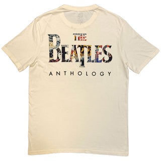 The Beatles T-Shirt: Group Photo Anthology Infill (Natural) (Back Print)