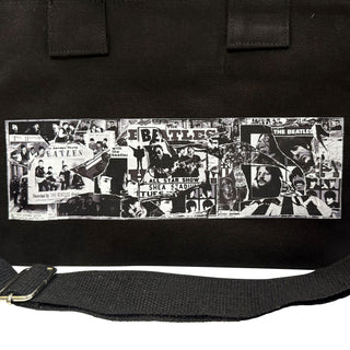 The Beatles Cotton Tote Bag: Anthology (Black) (Back Print)