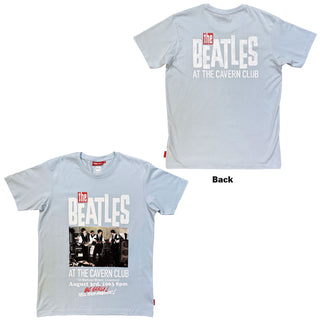 The Beatles  Unplugged T-Shirt: Cavern (Light Blue) (Back Print)