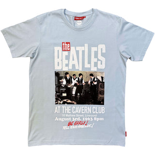 The Beatles Unplugged T-Shirt: Cavern (Light Blue) (Back Print)