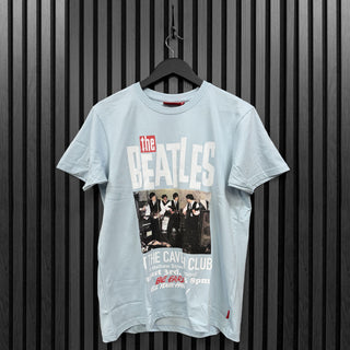 The Beatles Unplugged T-Shirt: Cavern (Light Blue) (Back Print)