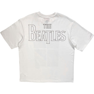 The Beatles Unplugged T-Shirt: Four Portrait Wash (White)
