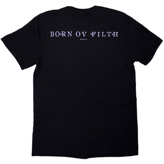 Behemoth Unisex T-Shirt: The Shit Ov God Parchment (Black) (Back Print)