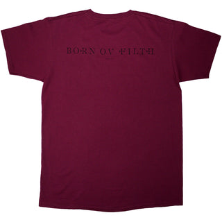 Behemoth Unisex T-Shirt: The Shit Ov God Cover (Red) (Back Print)