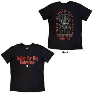 Bullet For My Valentine Premium Carbon T-Shirt: Bring Out The Knives (Black) (Back Print)