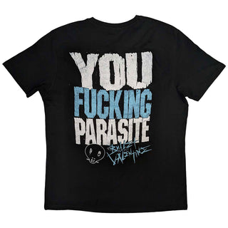 Bullet For My Valentine Unisex T-Shirt: Parasite (Black) (Back Print)