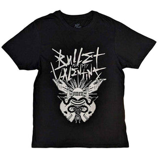 Bullet For My Valentine Unisex T-Shirt: Omen (Black) (Back Print)