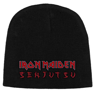 Iron Maiden Unisex Beanie Hat: Senjutsu (Embroidered)
