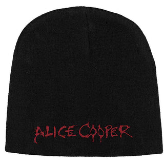 Alice Cooper Unisex Beanie Hat: Logo