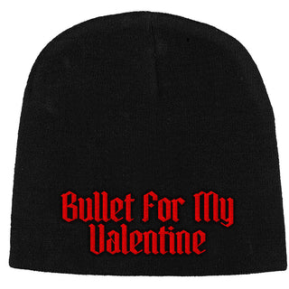 Bullet For My Valentine Beanie Hat: Logo 2 (Black)