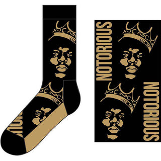 Biggie Smalls Ankle Socks: Gold Crown