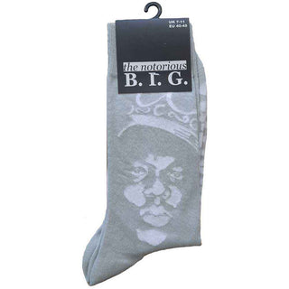 Biggie Smalls Ankle Socks: Crown Monochrome