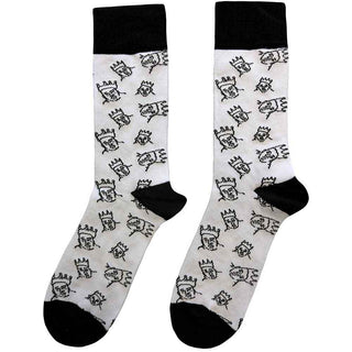Biggie Smalls Ankle Socks: Hand-Drawn