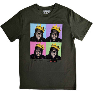 Biggie Smalls Unisex T-Shirt: Crown Pop Art