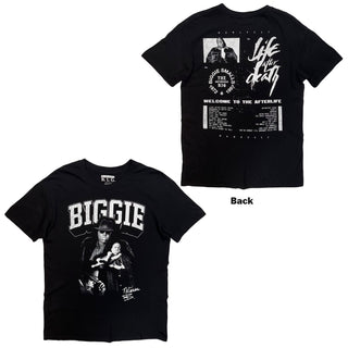 Biggie Smalls T-Shirt: Life After Death (Black) (Back Print)
