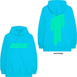 Billie Eilish Pullover Hoodie: Logo & Blohsh (Back Print)