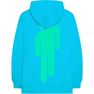 Billie Eilish Pullover Hoodie: Logo & Blohsh (Back Print)