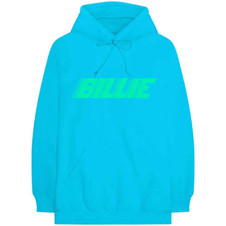 Billie Eilish Pullover Hoodie: Logo & Blohsh (Back Print)