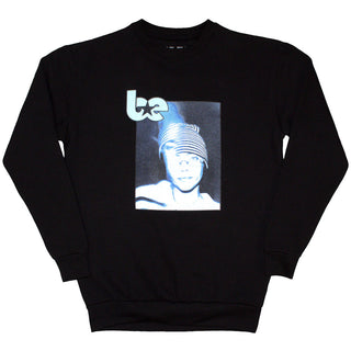 Billie Eilish Sweatshirt: Blue Hat Photo (Black)