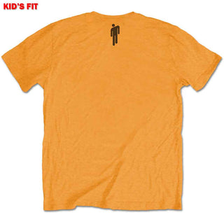 Billie Eilish Kids T-Shirt: Racer Logo & Blohsh (Back Print)